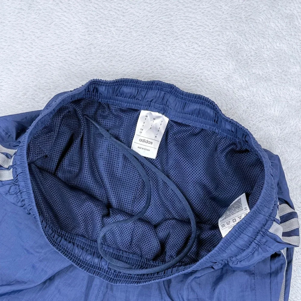 Adidas Tiro Woven Track Pants Mens Small Mesh Lined Ankle Zip Navy Blue JD1367